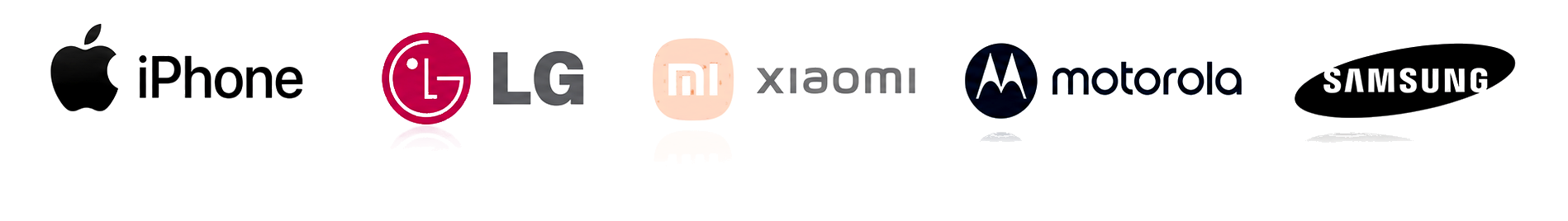 Atendimento para iPhone, LG, Xiaomi, Motorola e Samsung